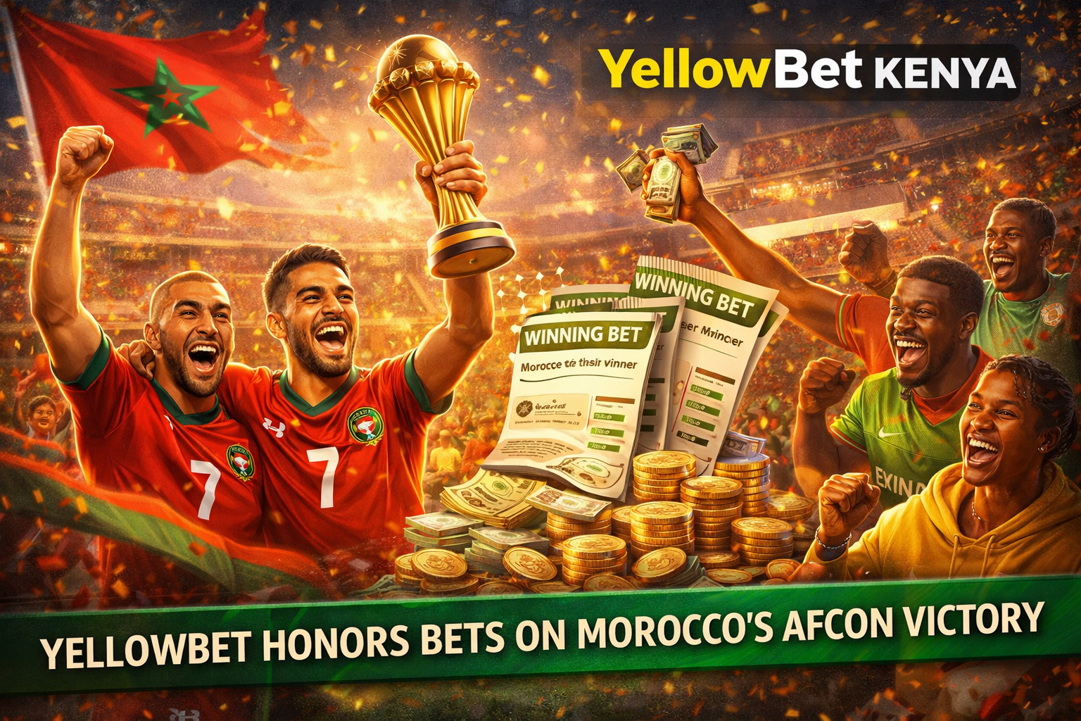 YellowBet Kenya Honors AFCON Morocco Bets in Customer-First Industry Move